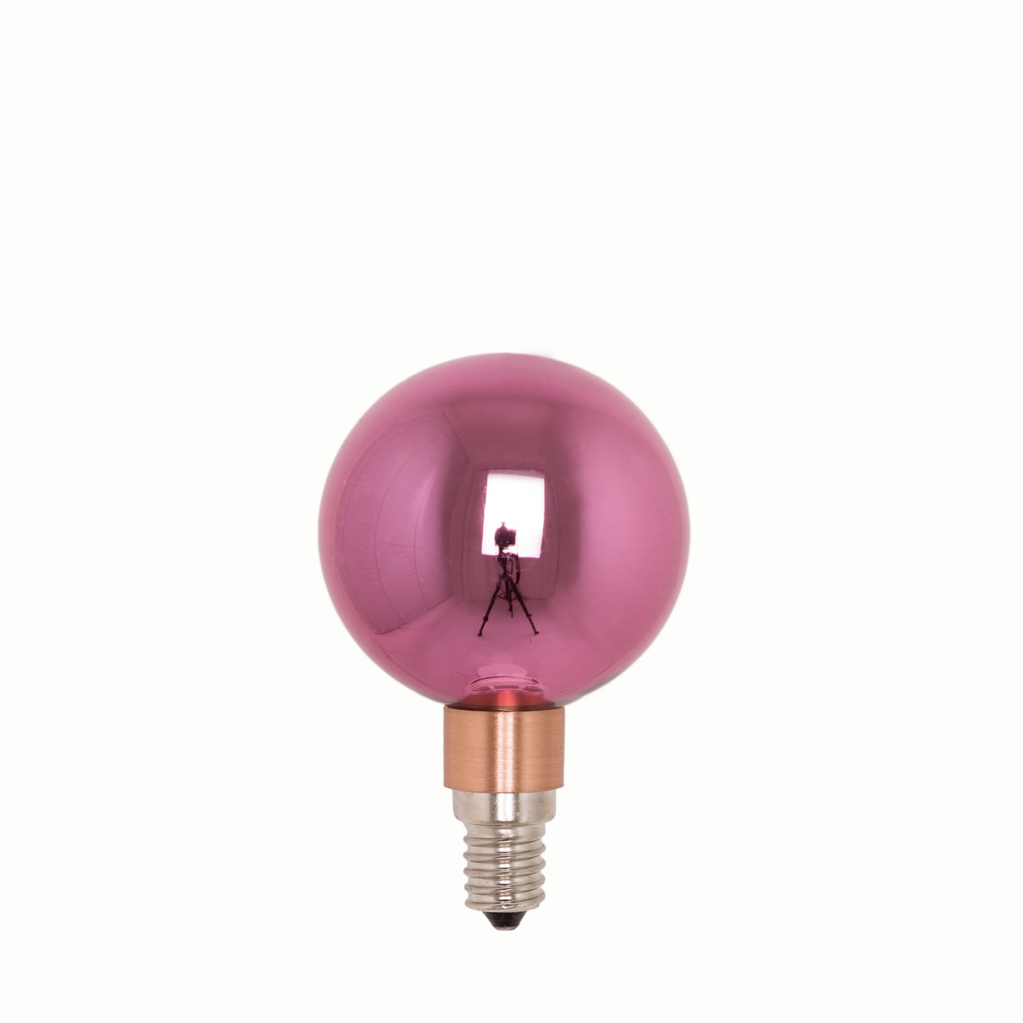 Crystal Bulb - Antique Pink - LED / socket E14 / diameter 60mm