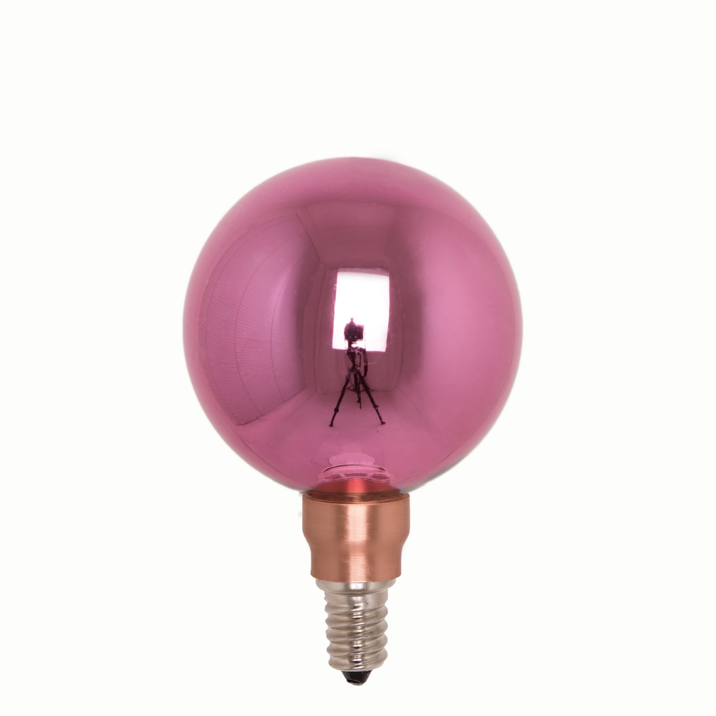 Crystal Bulb - Antique Pink - LED / socket E14 / diameter 80mm