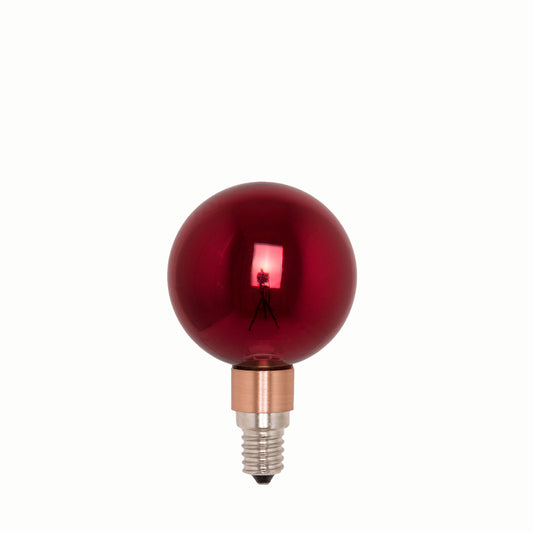 Crystal Bulb - Bordeaux - LED / socket E14 / diameter 60mm