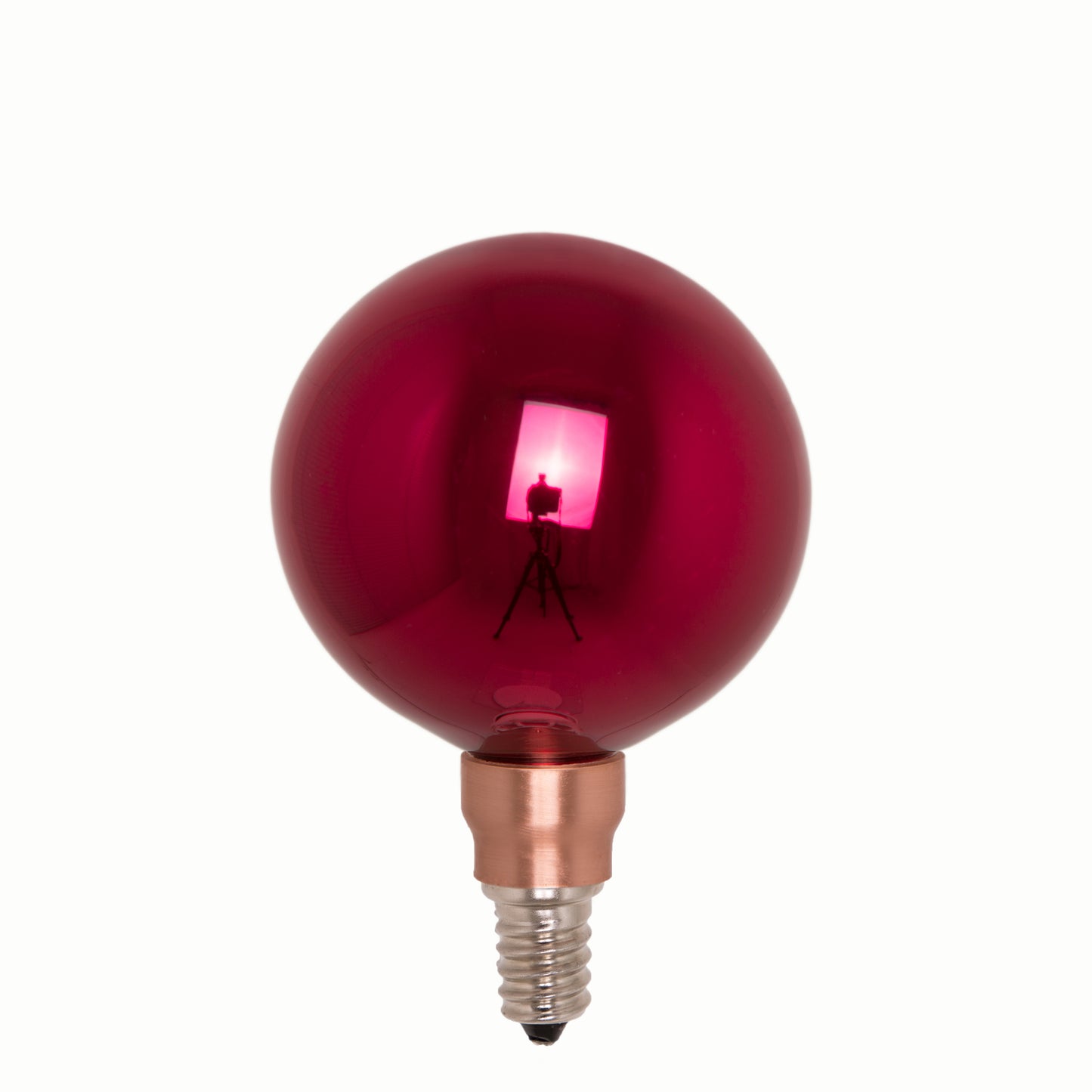 Crystal Bulb - Bordeaux - LED / socket E14 / diameter 80mm