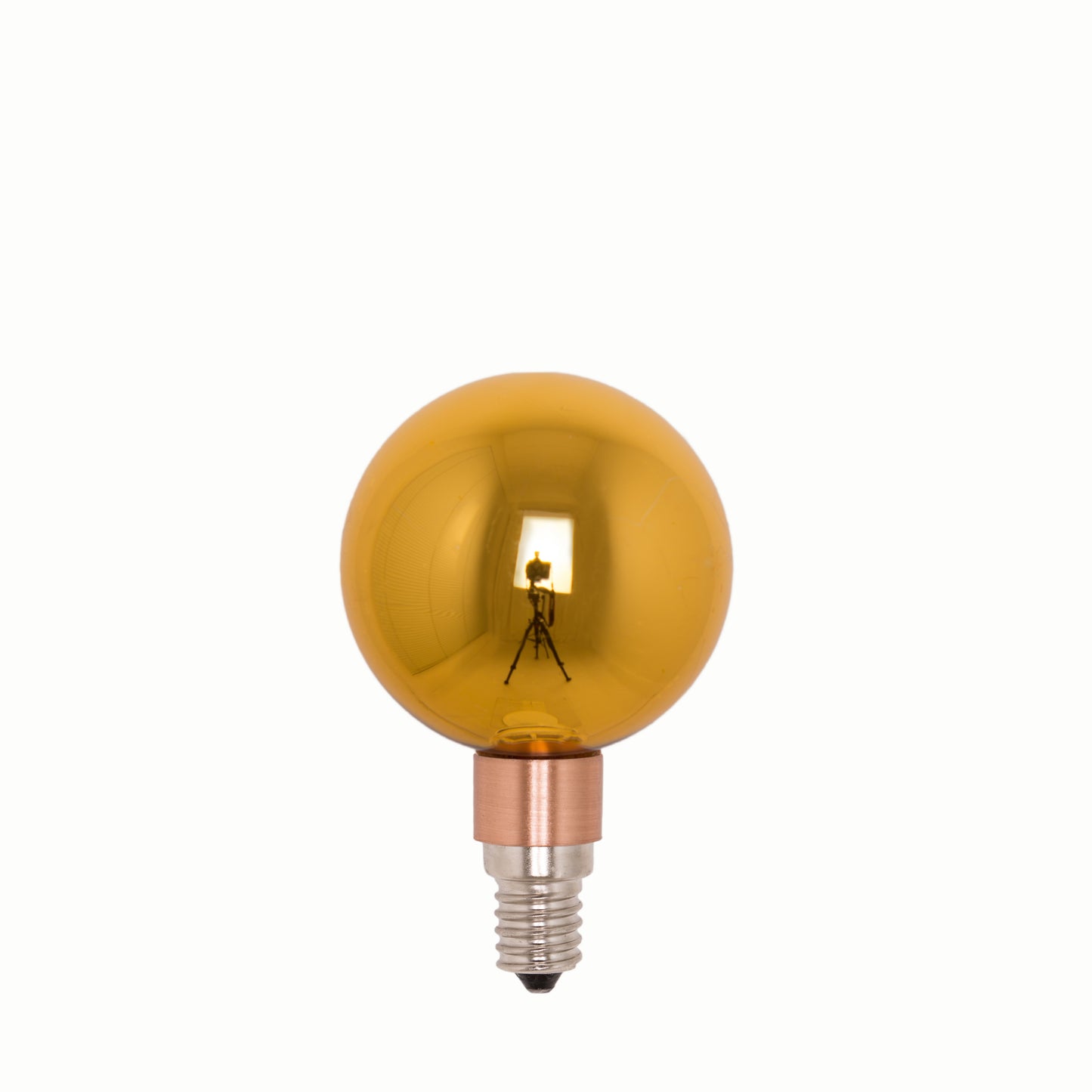 Crystal Bulb - Yellow Gold - LED / socket E14 / diameter 60mm
