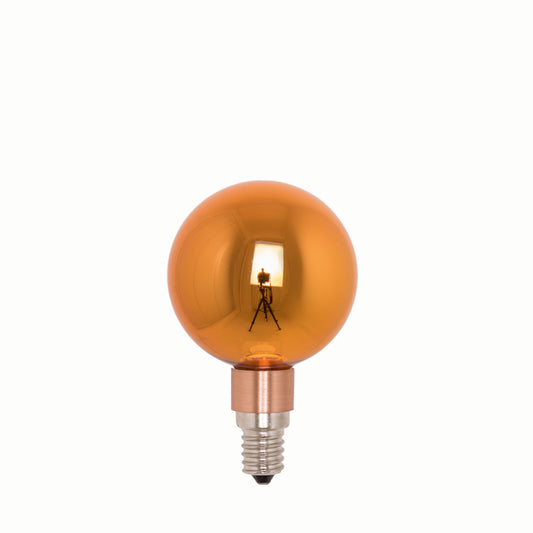 Crystal Bulb - Copper - LED / socket E14 / diameter 60mm