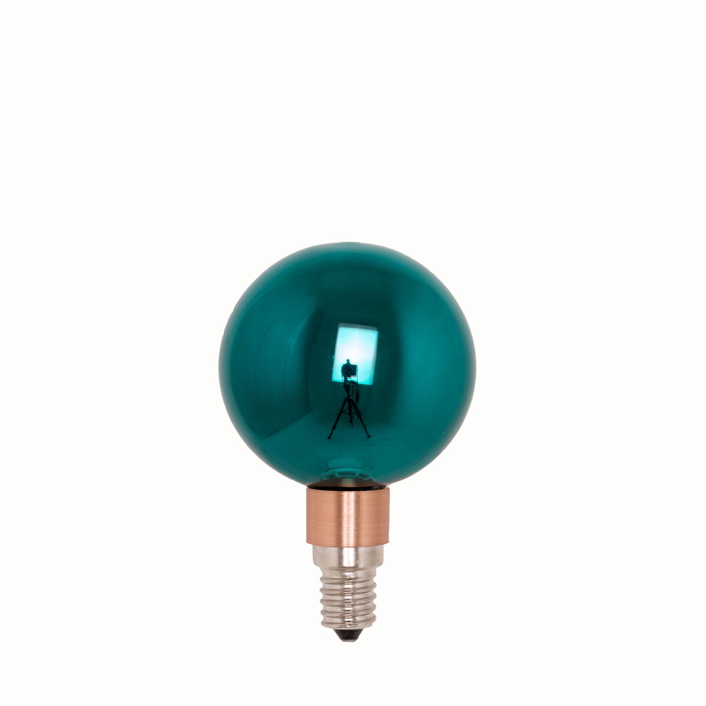 Crystal Bulb - Petrol - LED / socket E14 / diameter 60mm