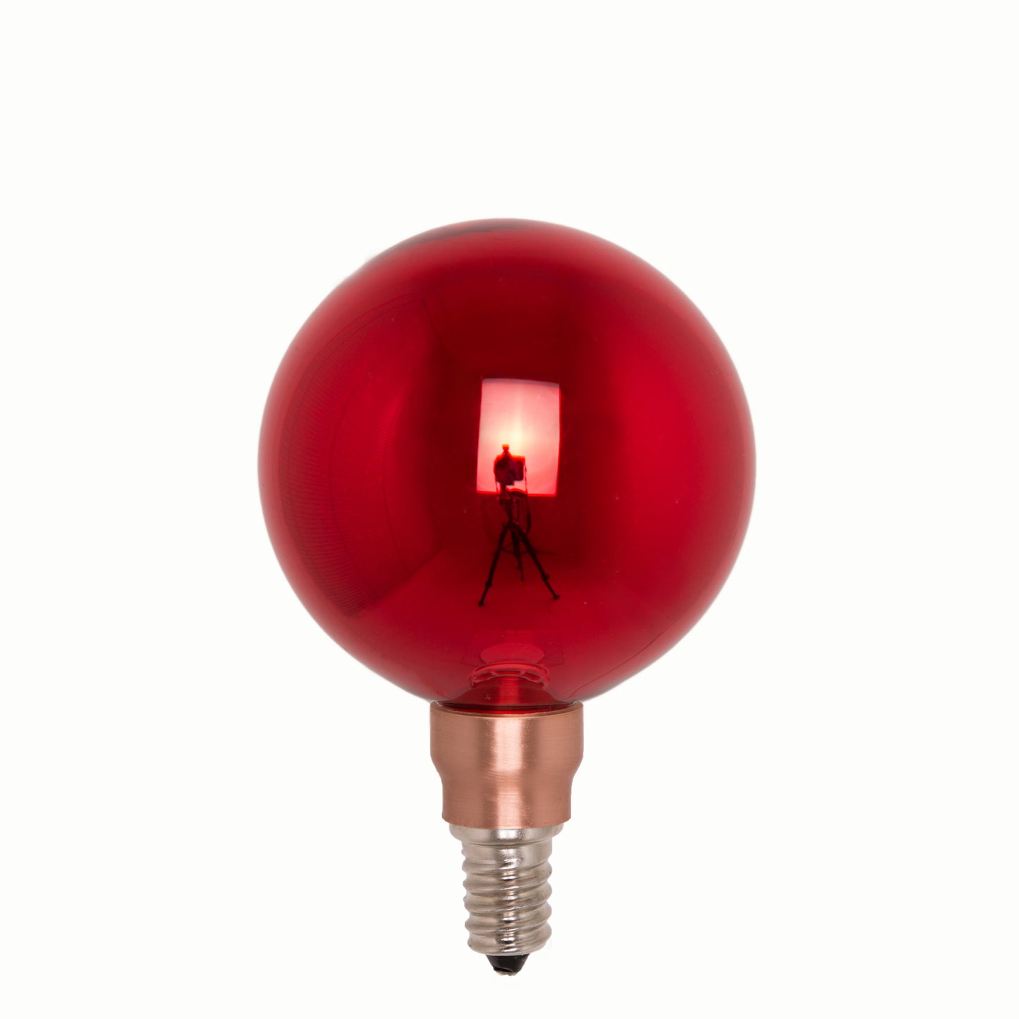 Crystal Bulb - Red Rose - LED / socket E14 / diameter 80mm