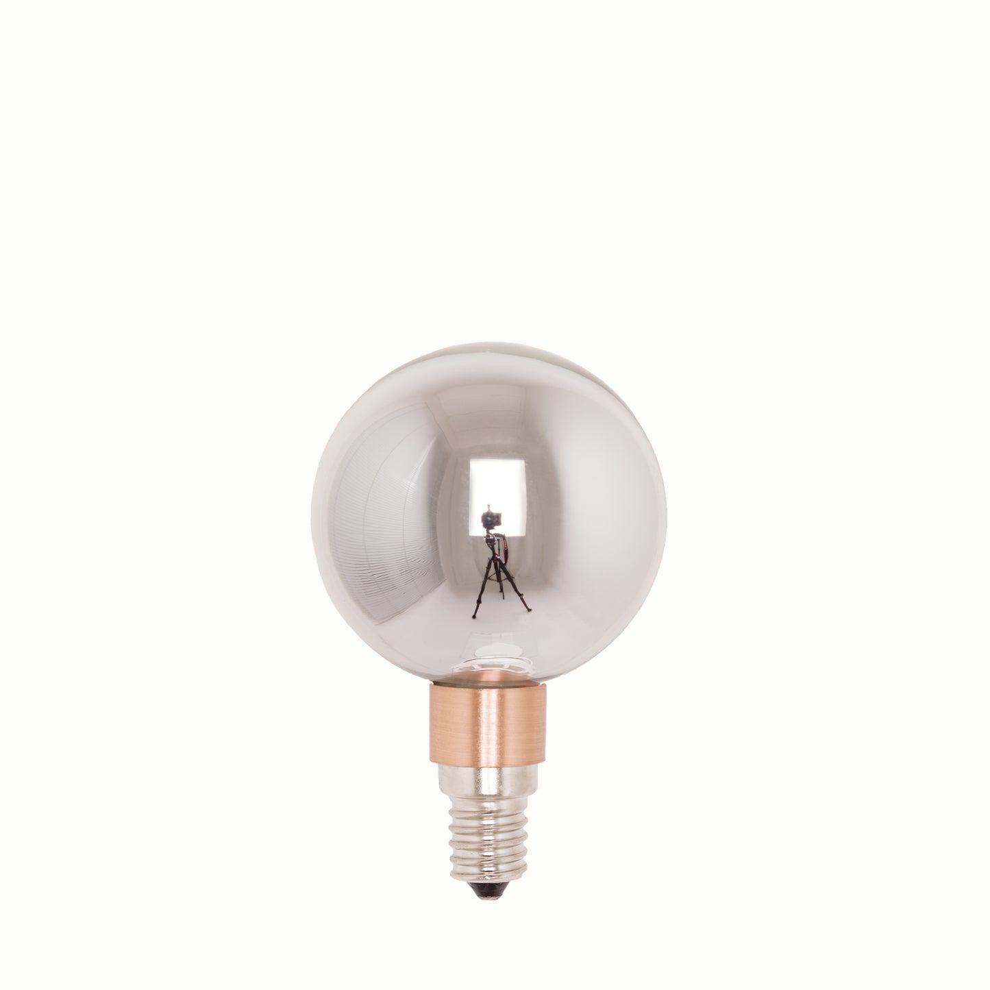 Crystal Bulb - Silver - LED / socket E14 / diameter 60mm