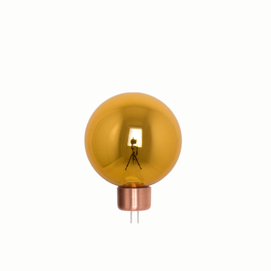 Crystal Bulb - Yellow Gold - LED / socket G4 / diameter 60mm