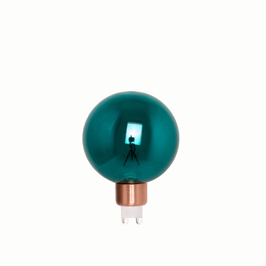 Crystal Bulb - Petrol - LED / socket G9 / diameter 60mm