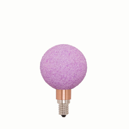 Mineral Bulb - Lavender - LED / socket E14 / diameter 60mm