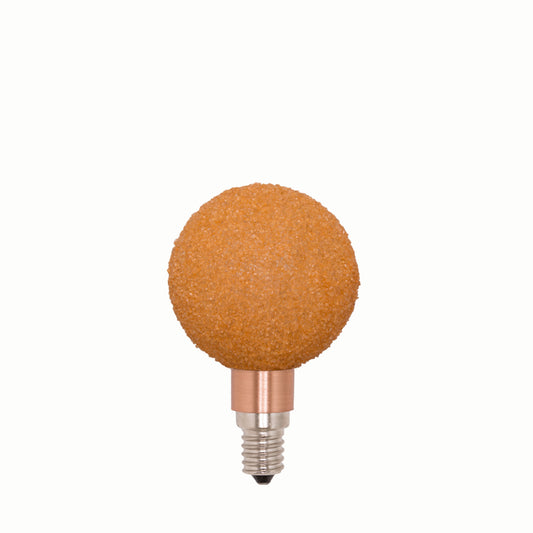 Mineral Bulb - Orange - LED / socket E14 / diameter 60mm